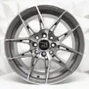 RIN 15X7 4-100/114.3 R1 SPORT X034 GUNMETAL MACHINE FACE ET35 CB73.1 