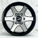 RIN 16X8 6-114.3 R1 SPORT QC5300 BLACK MACHINE FACE ET0 CB73.1