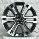 RIN 22X9 6-139.7 R1 SPORT FB668 GUNMETAL MACHINE FACE ET24 CB78.1