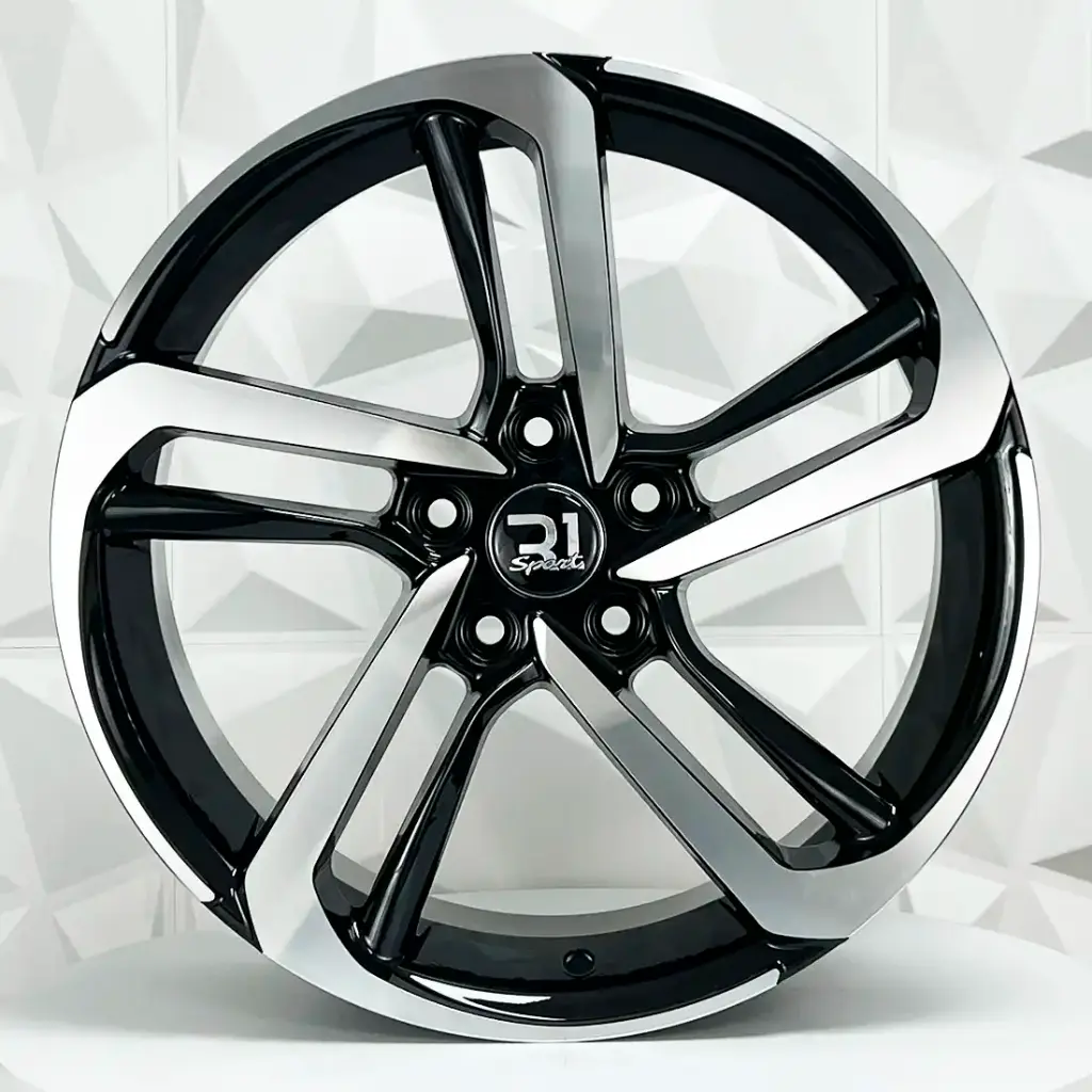 RIN 17X7.5 5-114.3 R1 SPORT DX218/A046 BLACK MACHINE FACE ET35 CB73.1