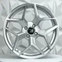 RIN 17X7.5 5-100 R1 SPORT FRRI01 SILVER MACHINE FACE ET35 CB73.1