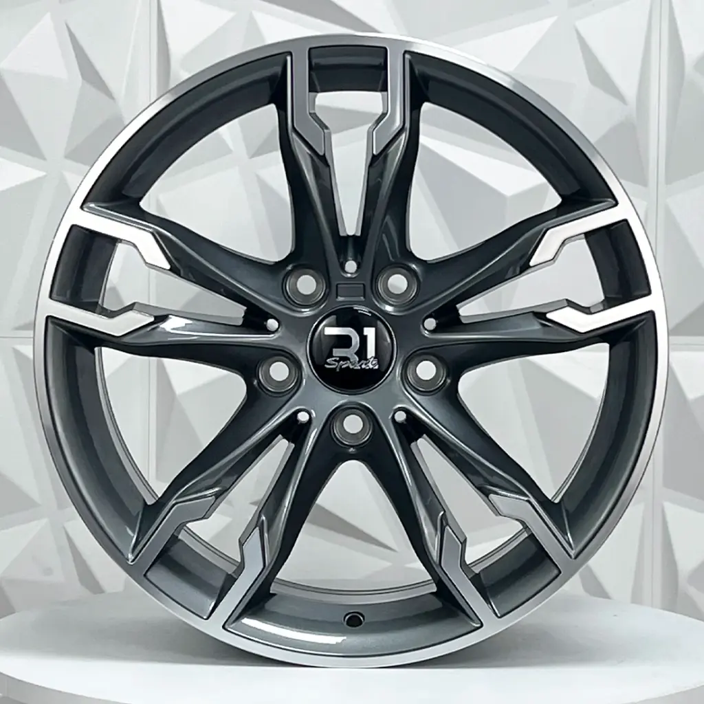 RIN 17X8 5-120 R1 SPORT BH1905 GUNMETAL MACHINE FACE ET35 CB74.1