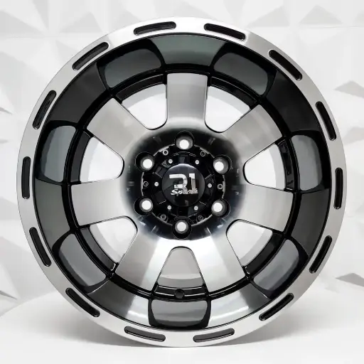 [151218] RIN 15X10 5-139.7 R1 SPORT 57015 BLACK MACHINE FACE ET-45 CB110